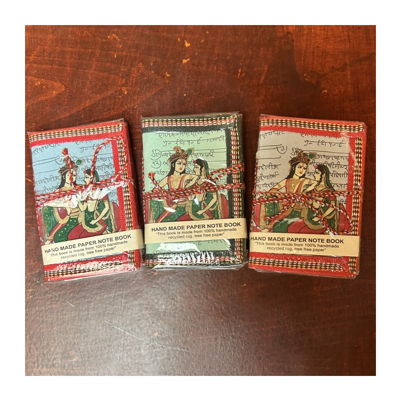 Notes 12,5 cm Rádha Krišna různé barvy