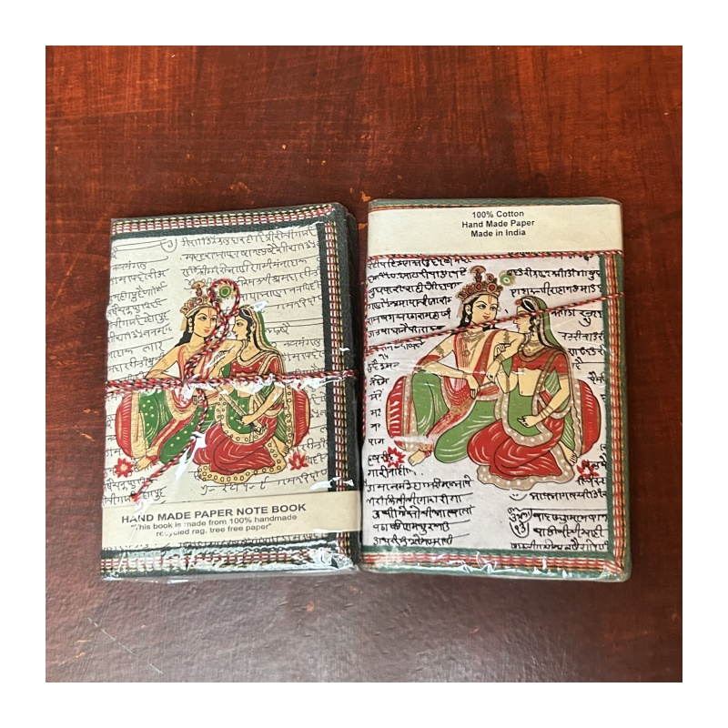 Notes 17,5 cm Rádha Krišna různé barvy