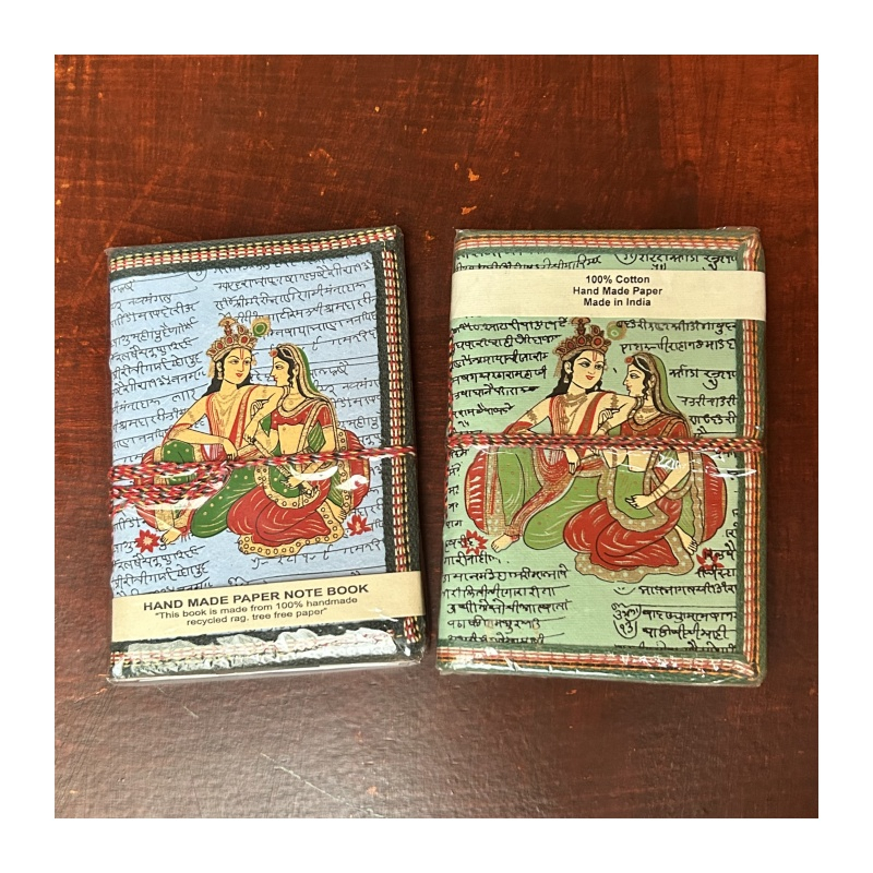 Notes 17,5 cm Rádha Krišna různé barvy