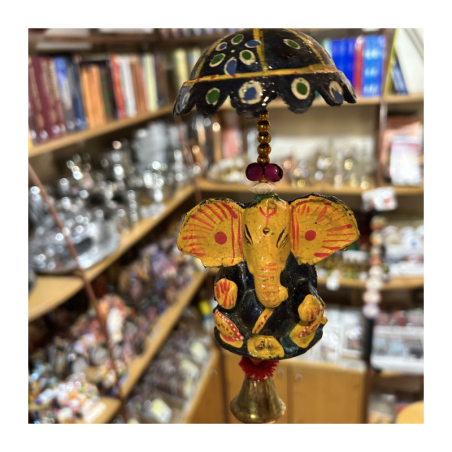 Závěsný zvonek Ganéša se slunečníkem (3 barvy)