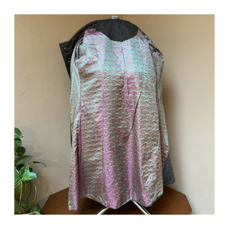 Kabát tvíd s brokátem 80% vlna, 20% bavlna, S/M