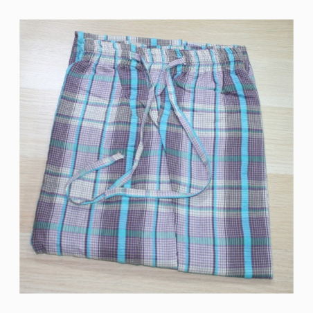 Kalhoty pánské vel. M modro-šedé