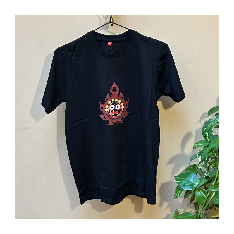 Tričko Jagannáth zelená/oranžová/černá