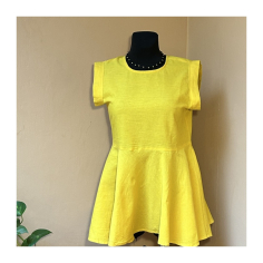 Šaty mini žluté, vel. L