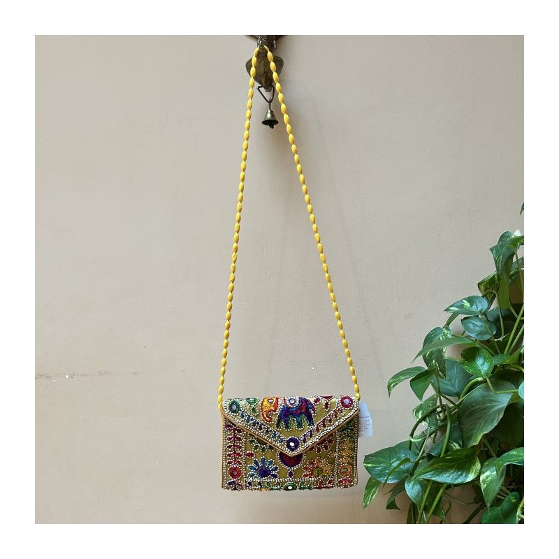 Kabelka psaníčko vyšívaná