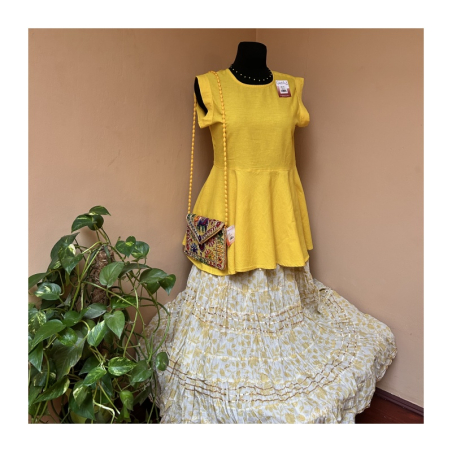 Kabelka psaníčko vyšívaná