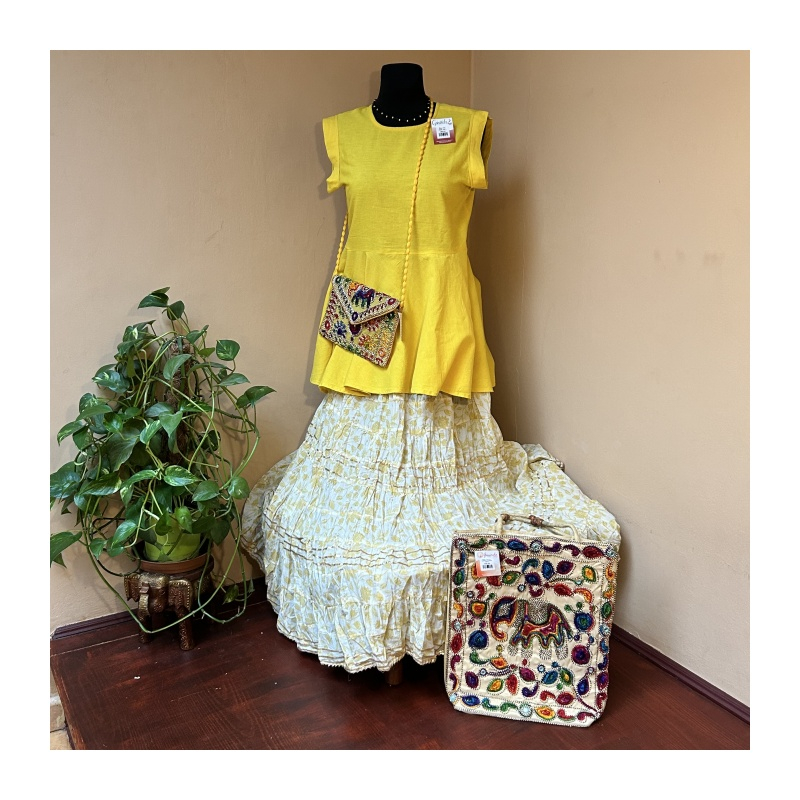 Sukně kanýrová se zlatými stužkami II., 9 typů