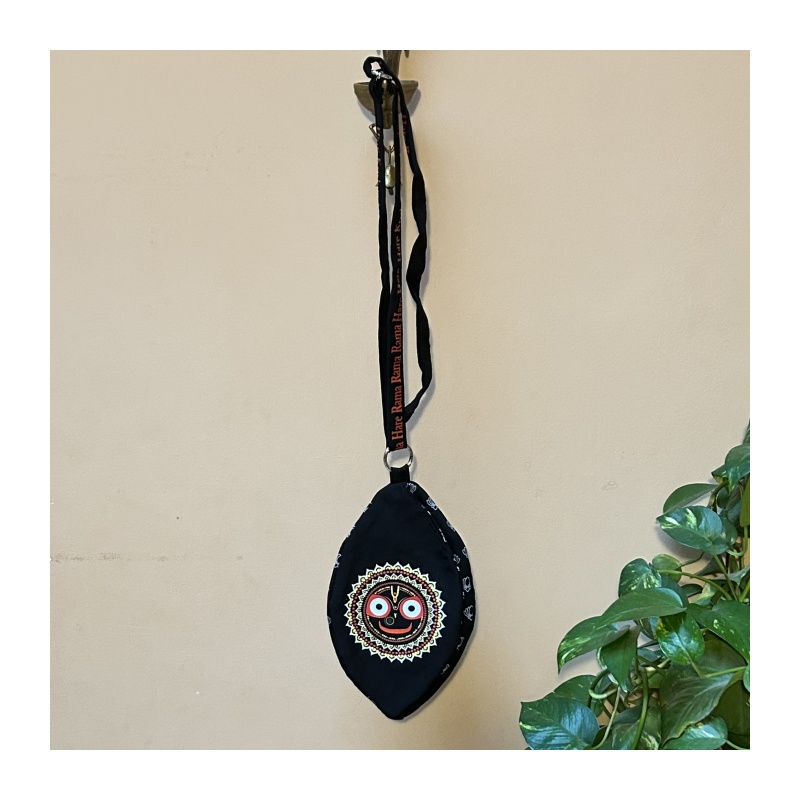 Japa pytlík černý s hlavou Jagannátha