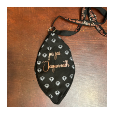 Japa pytlík černý s hlavou Jagannátha 2