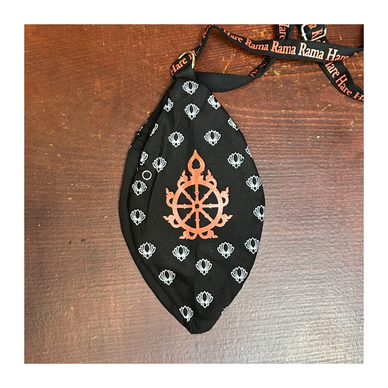 Japa pytlík černý s hlavou Jagannátha