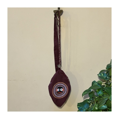 Japa pytlík bordový s hlavou Jagannátha