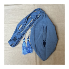 Japa pytlík vyšívaný modrý Krišna s flétnou, vel. M, L 2