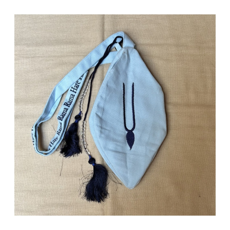 Japa pytlík vyšívaný bledě modrý Rádharání, vel. M, L