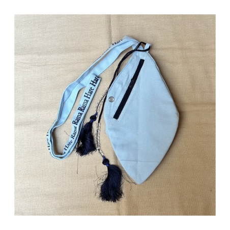 Japa pytlík vyšívaný bledě modrý Rádharání, vel. M, L