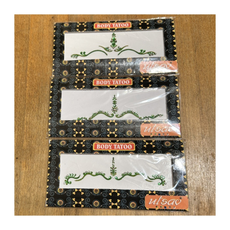 Nalepovací tetování světle zelené