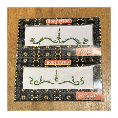 Nalepovací tetování světle zelené