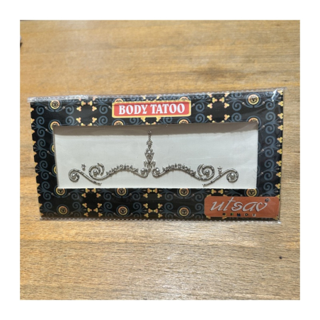 Nalepovací tetování stříbrné