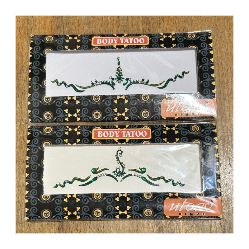 Nalepovací tetování zelené