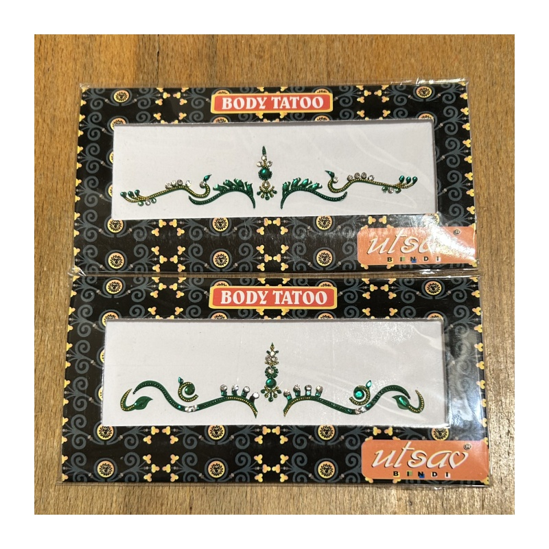 Nalepovací tetování zelené