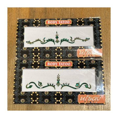 Nalepovací tetování zelené