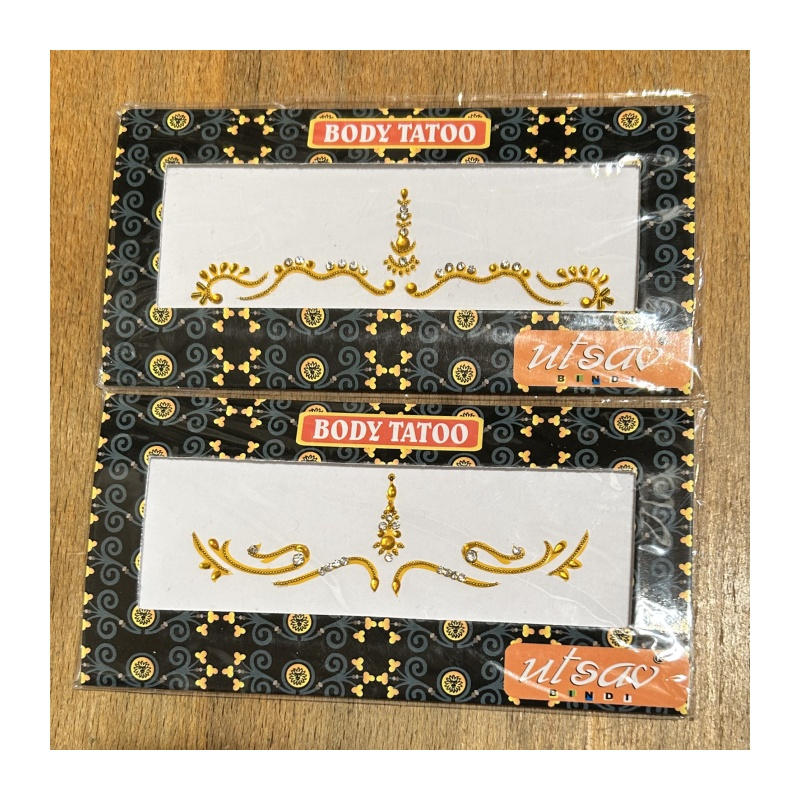 Nalepovací tetování žluté