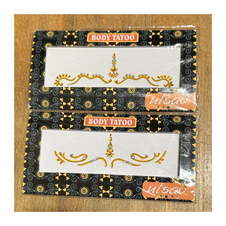 Nalepovací tetování žluté