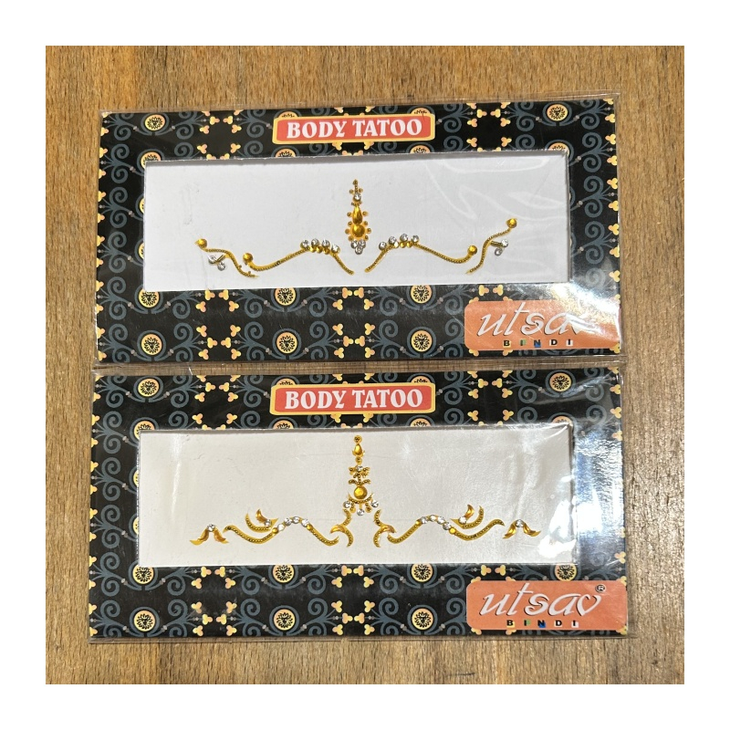 Nalepovací tetování žluté