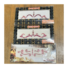 Nalepovací tetování růžové/magenta 2