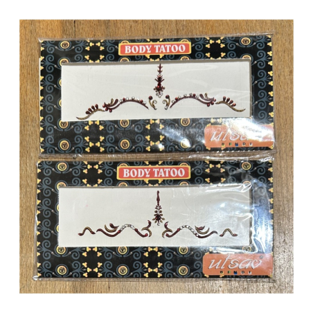 Nalepovací tetování červené/vínové