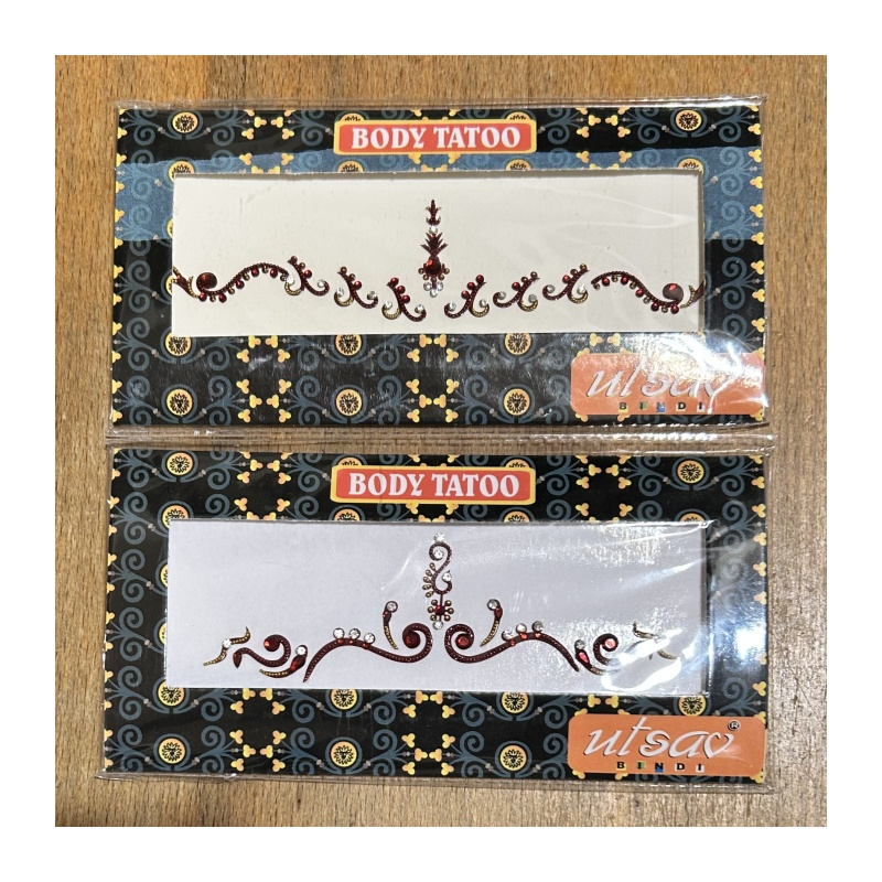 Nalepovací tetování červené/vínové