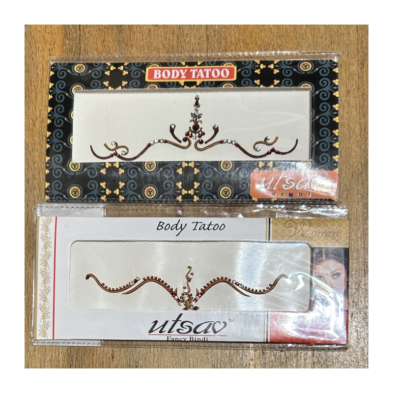 Nalepovací tetování červené/vínové