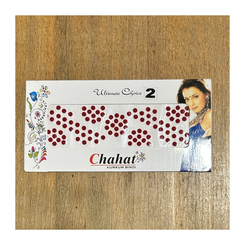 Bindi vel. 2 červená, 2 typy