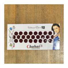 Bindi vel. 10 červená/vínová 2