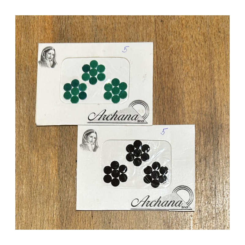 Bindi vel. 5 zelená/černá