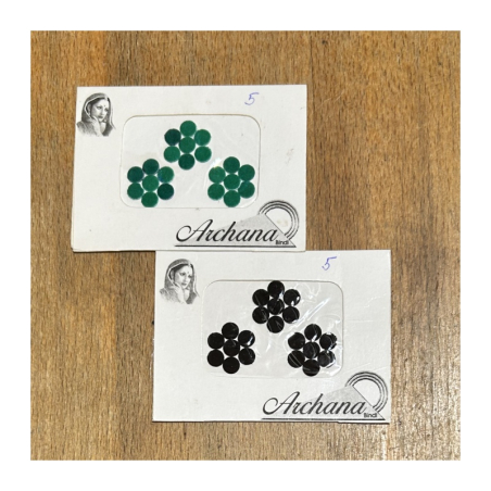 Bindi vel. 5 zelená/černá