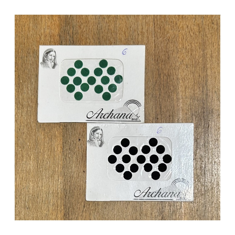 Bindi vel. 6 zelená/černá