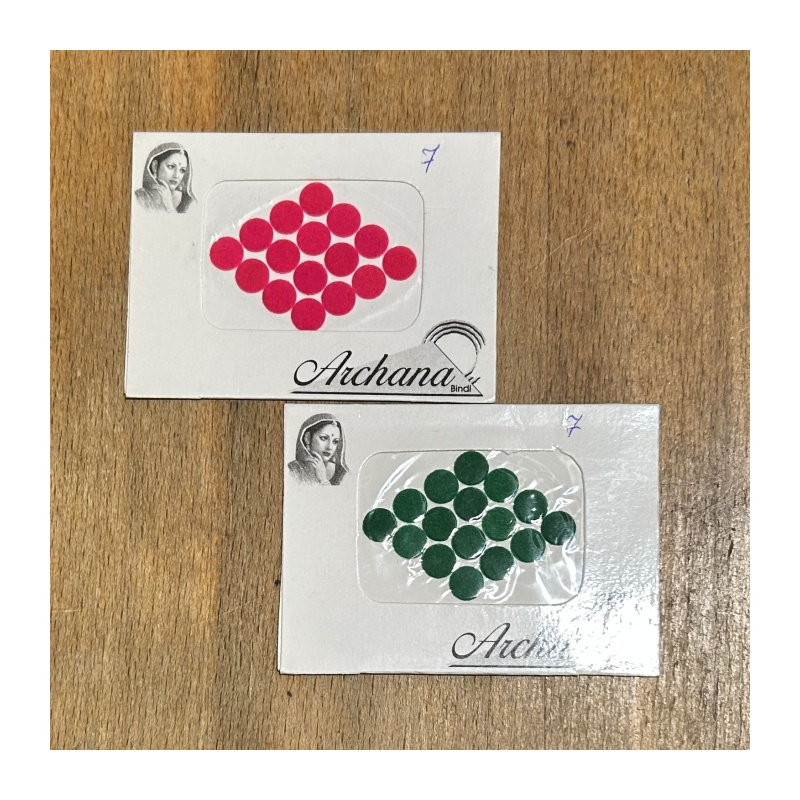 Bindi vel. 7 růžová/zelená