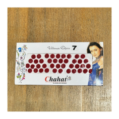 Bindi vel. 7 červená/vínová