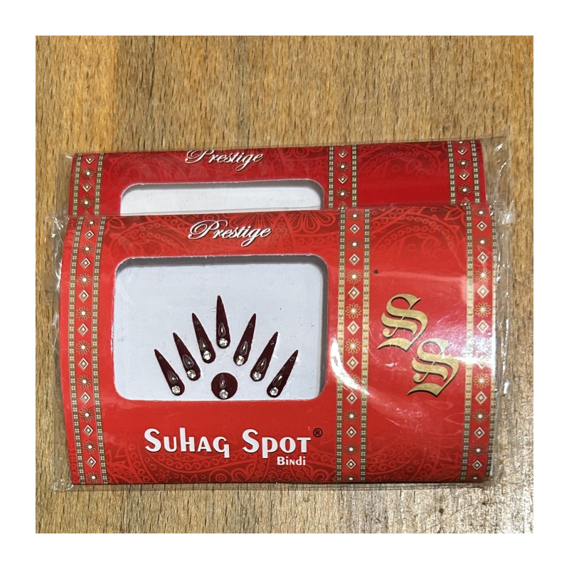 Bindi kapičky a kolečko vínové s kamínkem