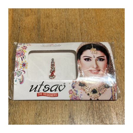 Bindi červené 2,5 cm s očky