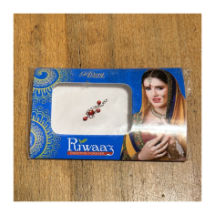 Bindi červené 2,3 cm s očky