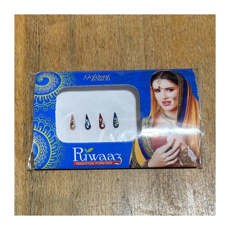 Bindi kapičky barevné s očky