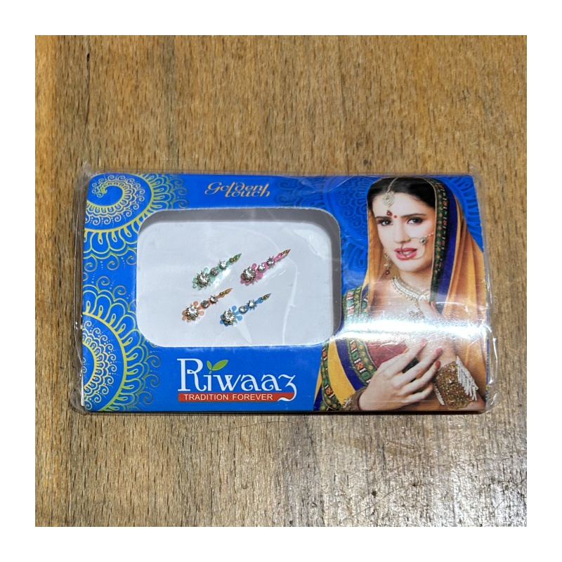 Bindi kometky barevné třpytivé