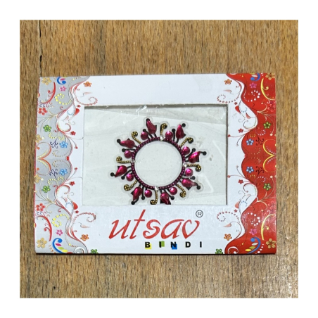 Bindi/nalepovací tetování kruhové jednobarevné, průměr 3,8 cm