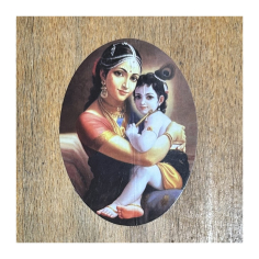 Nálepka oválná Krišna dětský věk (4 typy)