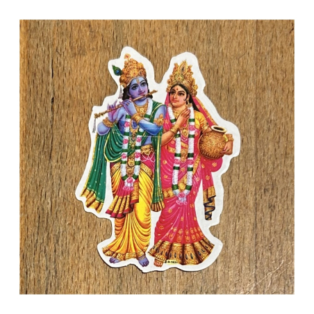 Nálepka Rádha Krišna