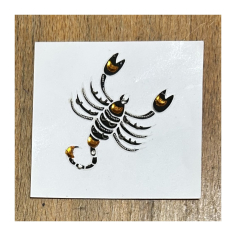 Nalepovací tetování Zlatý rak