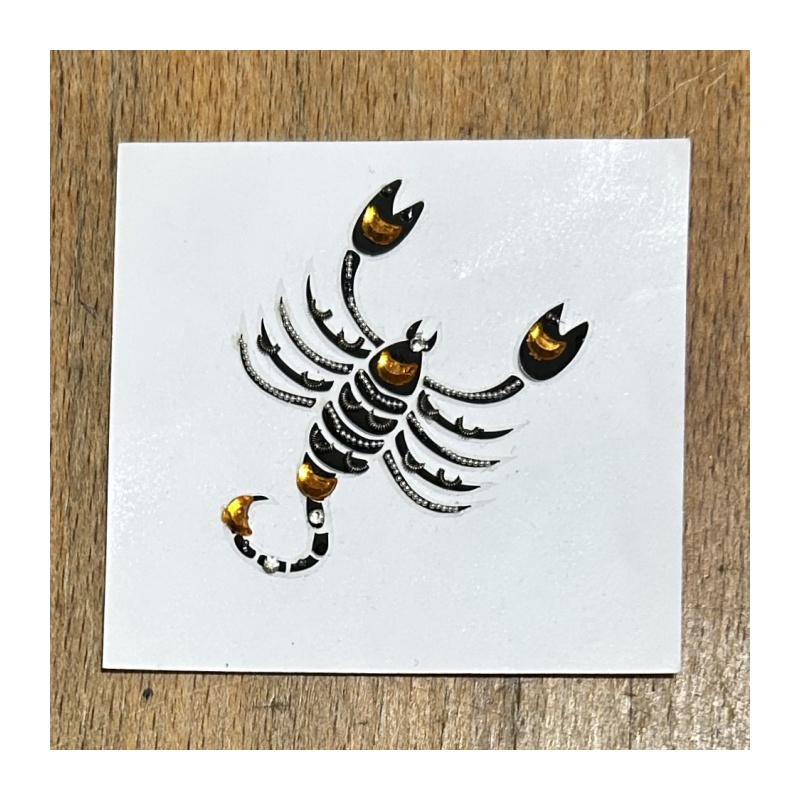 Nalepovací tetování Zlatý rak