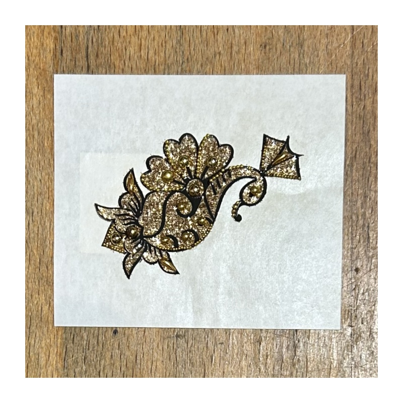 Nalepovací tetování Zlatý ornament (9 typů)