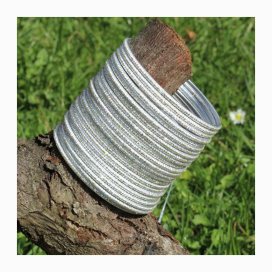 Náramky sada 24 ks vroubkované